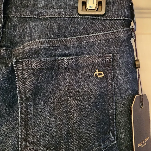 Rag & Bone Ankle Skinny Jeans In Tonal River Size 27 - Picture 10 of 15